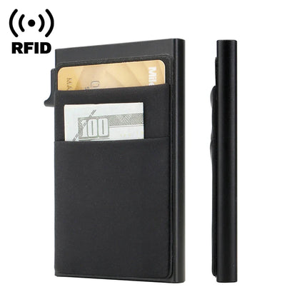 RFID Pop Up Credit Card Holder Wallet for Men and Women